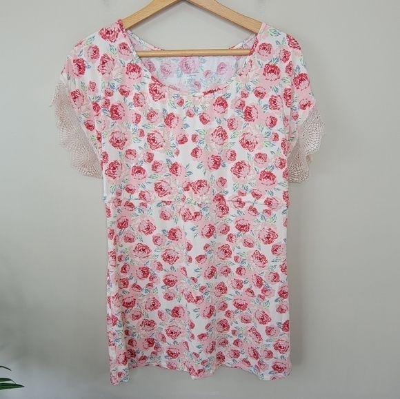 Underella by Ella Moss | Floral Sleep Shirt - Picture 2 of 7